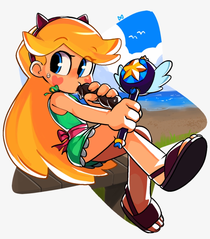 On Beach Starvstheforcesofevil - Cartoon, transparent png