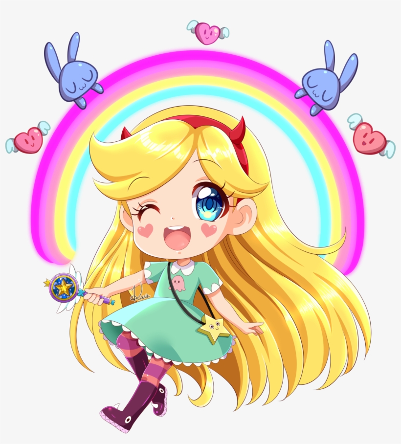 Clip Art Freeuse Stock Star Vs The Forces Of Evil Favourites - Star Butterfly Chibi, transparent png