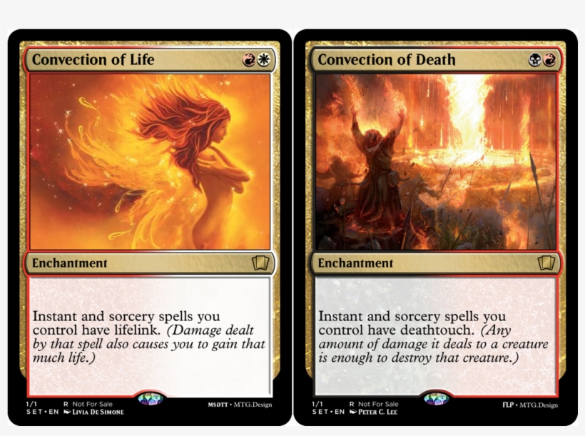 Convection Of Life & Convection Of Death - Magic: The Gathering, transparent png