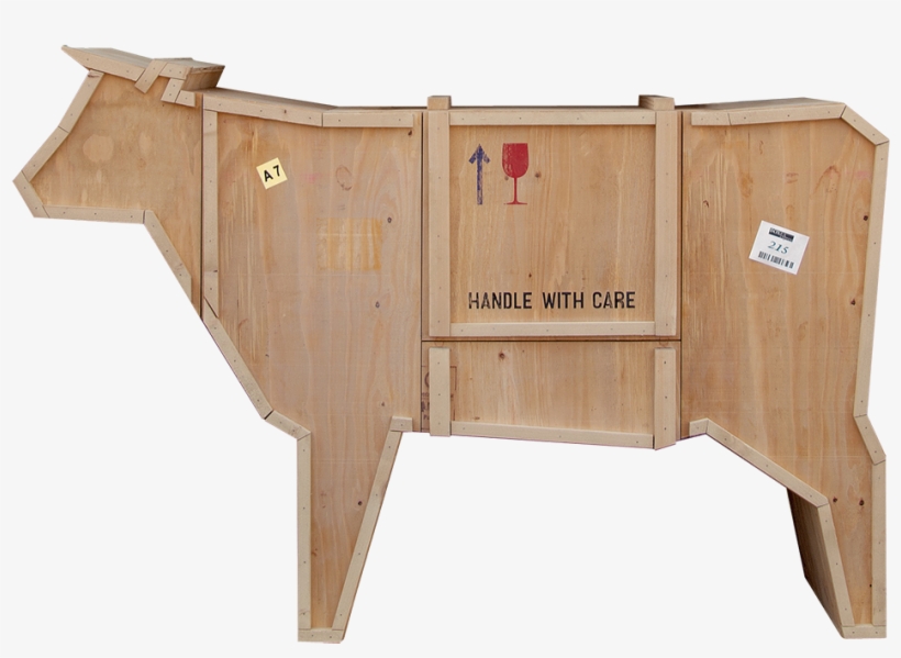 Sending Animals Wooden Furniture, Cow-0 - Seletti Pig Sending Animals Wooden Furniture, transparent png
