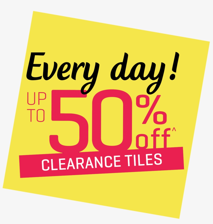 Save Up To 50% Off Clearance Tiles Every Day - 3 Odst Keep It Clean, transparent png