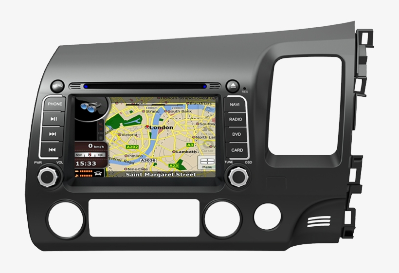 Custom Panel Fit For Honda City - Honda Civic 2011 Navigation System Panel In Pakistan, transparent png