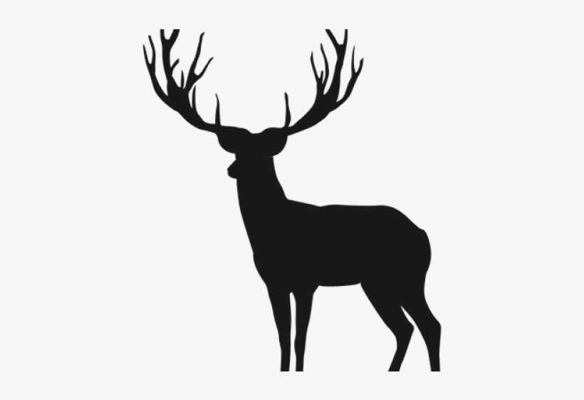 Black Reindeer Png, transparent png