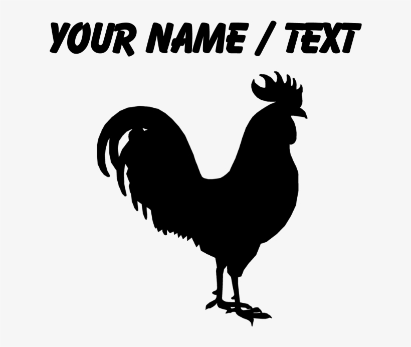 Custom Rooster Silhouette Baseball Cap - Rooster, transparent png