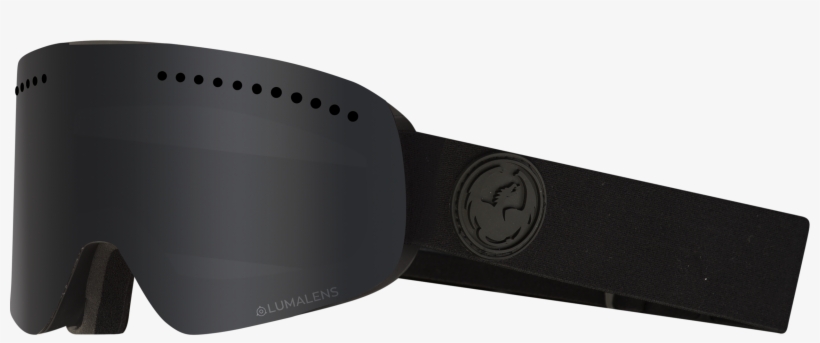 Murdered With Dark Smoke Lens - Dragon X1 Goggles Black, transparent png