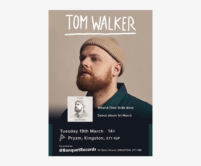 Tom Walker What A Time To Be Alive, transparent png