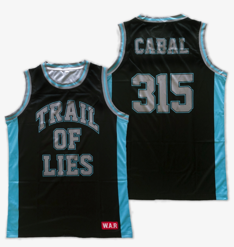 Image Of Trail Of Lies X Cabal Basketball Jersey - Vest, transparent png
