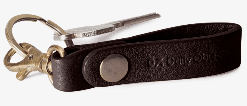 Dailyobjects Brown Real Leather Keychain Buy Online - Strap, transparent png