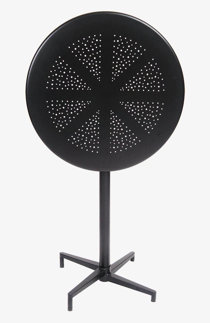 30''round Black Metal Folding Outdoor Bar Table - Folding Table, transparent png