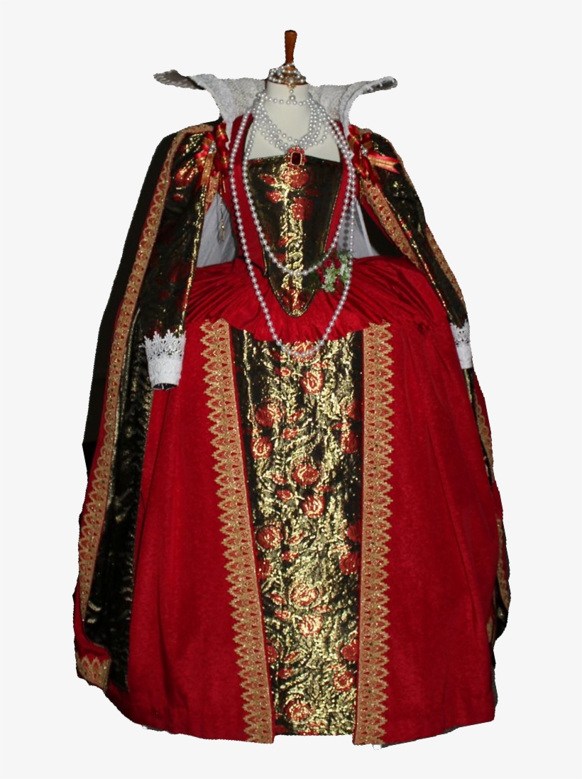 Queen Elizabeth Costume - Queen Elizabeth Adult Costume, transparent png