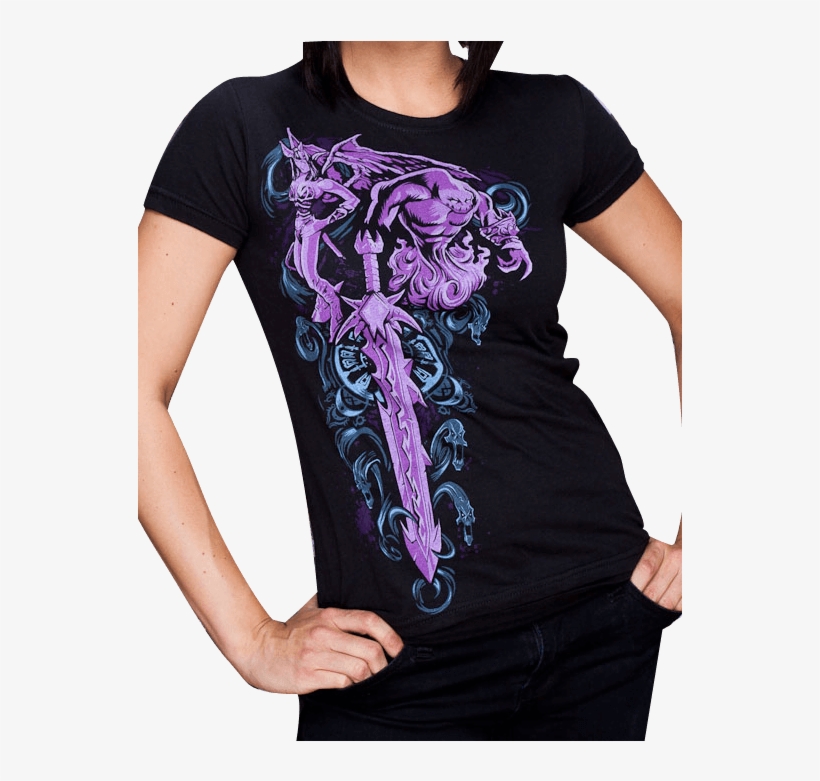 Warlock Legendary Class Wow Junior T Shirt - Wow Warlock Class T Shirt, transparent png