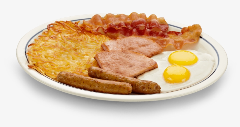 Try A Little Of Everything With The - Eggs Bacon Sausage Toast Hash Brown, transparent png