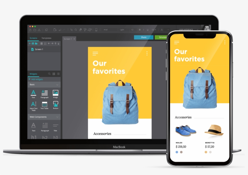 View And Export Prototypes On Desktop And Movile Devices - Mobile Phone, transparent png
