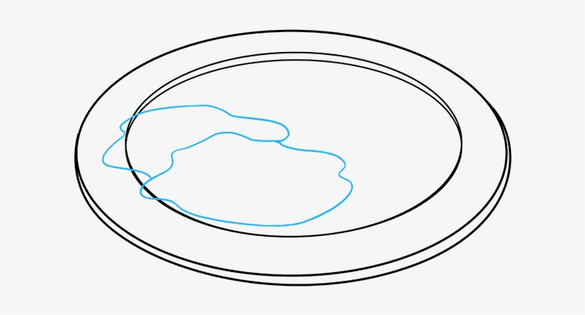 How To Draw Bacon And Eggs - Line Art, transparent png