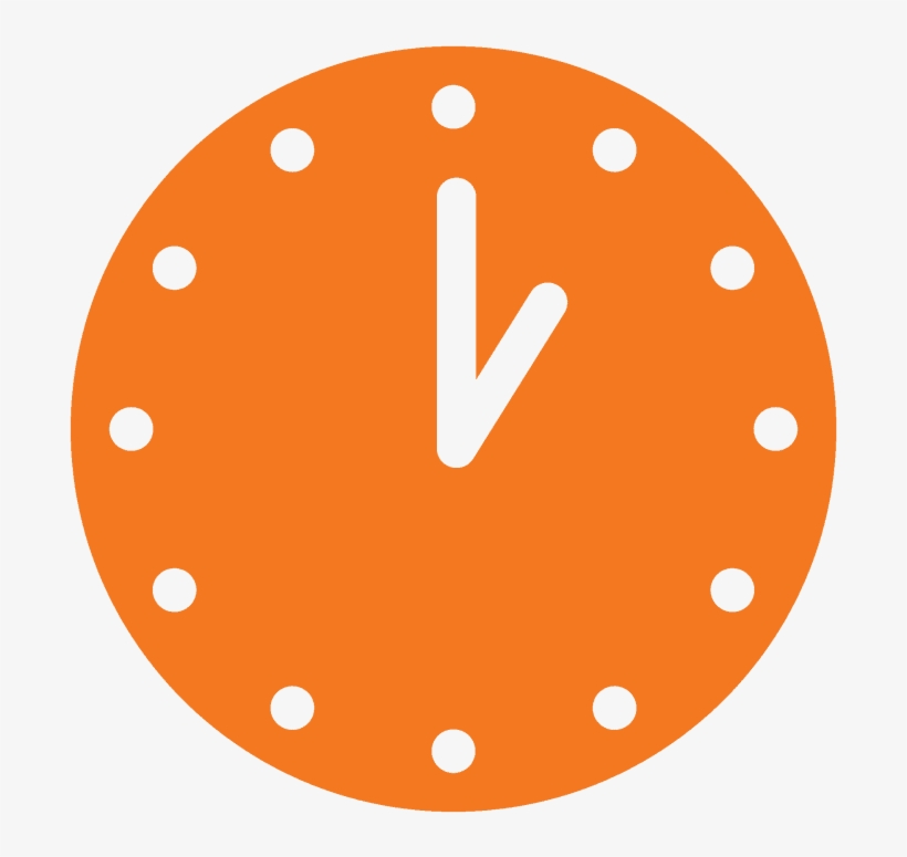 Clock Orng Rgb Png - Schedule A Tour Button, transparent png