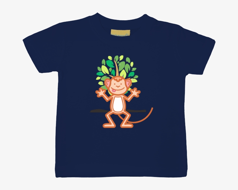 Funny Monkey Baby T-shirt - T-shirt, transparent png