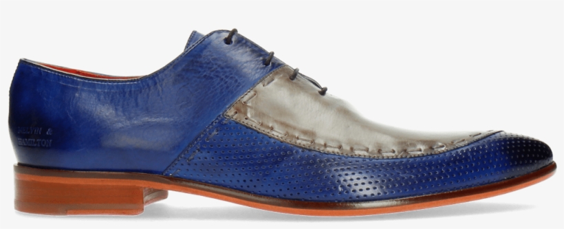 Oxford Shoes Toni 15 Perfo China Blue Morning Grey - Suede, transparent png