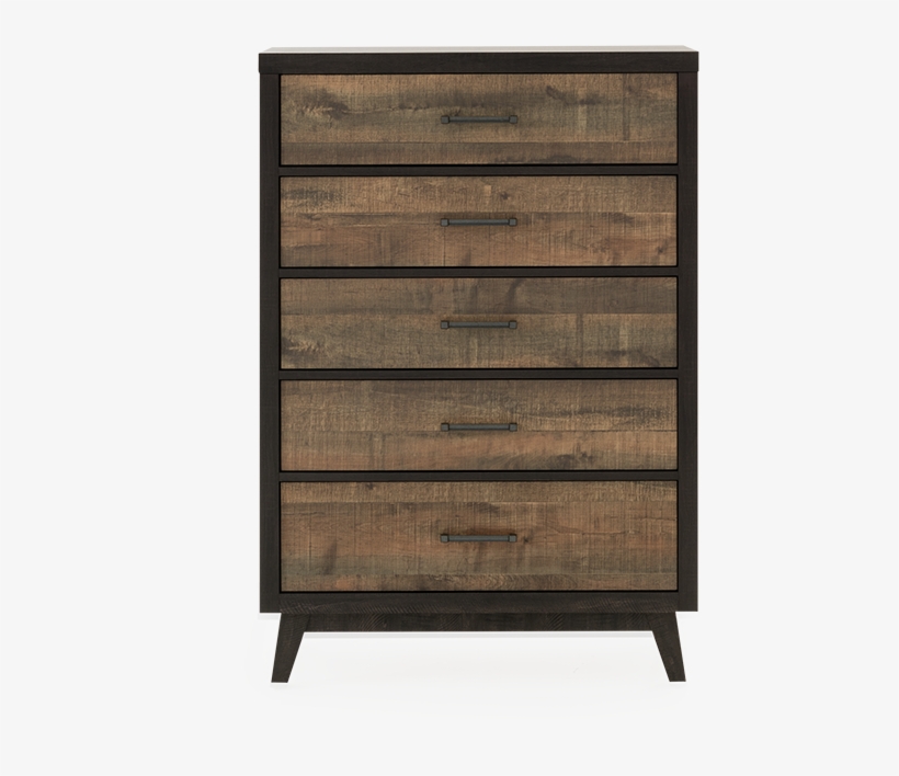 Image For Brown Wood 5-drawer Chest From Brault & Martineau - Chest Of Drawers, transparent png