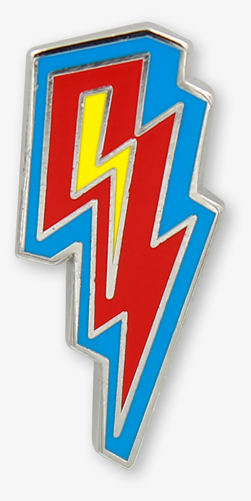 Lighting Bolt Enamel Pin - Parallel, transparent png