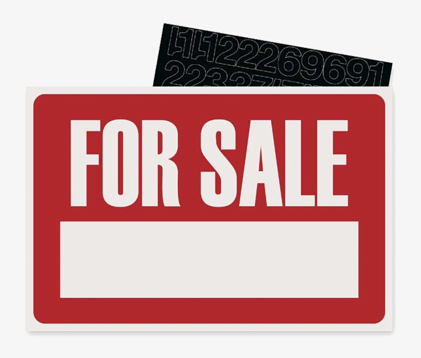 Nova Plastic For Sale Sign - Sale Sign, transparent png