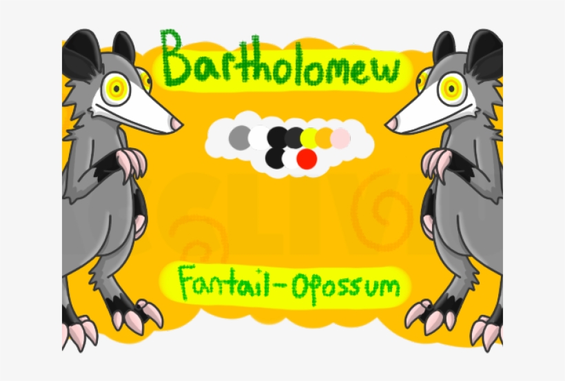 Opossum Clipart Transparent - Cartoon, transparent png