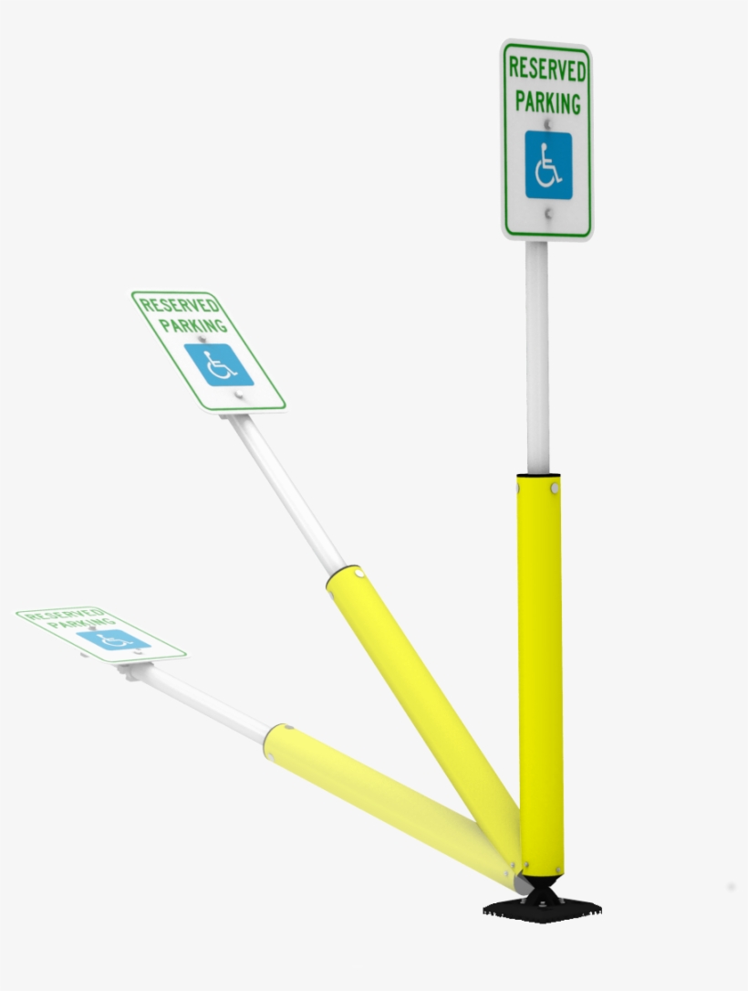Sta-rite Sign Post With Bollard Protection - Health Care, transparent png