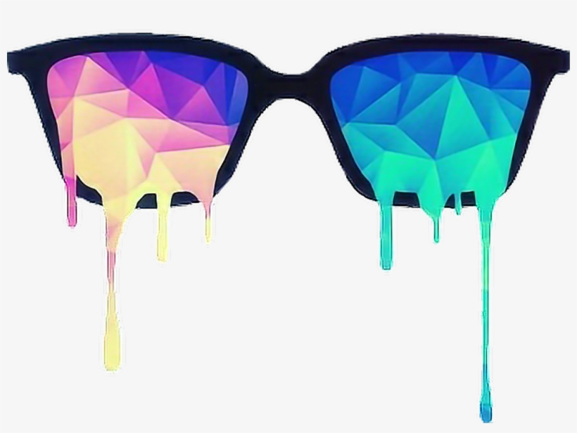 Report Abuse - Psychedelic Nerd Glasses, transparent png