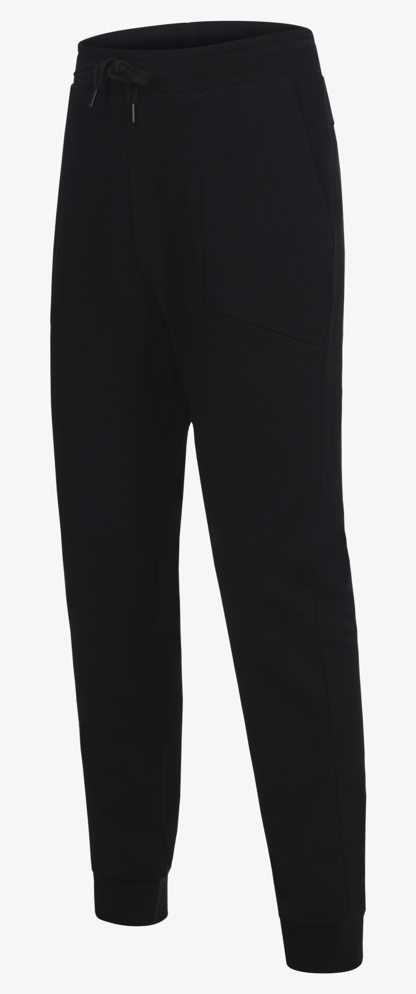 Men's Move Cotton Jersey Pants Black, transparent png