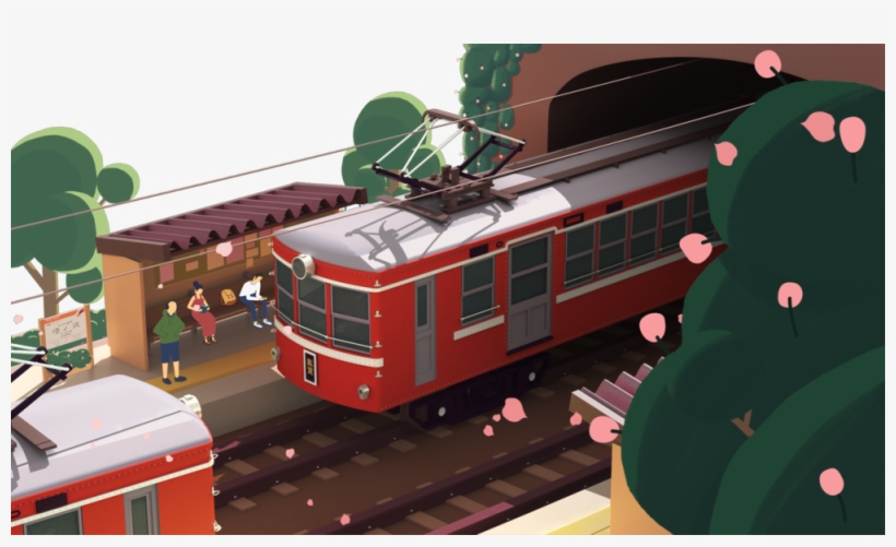 Front Tree - Electric Locomotive, transparent png