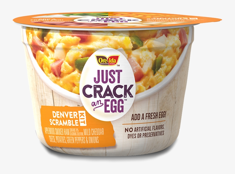 Applewood Smoked Ham, Mild Cheddar Cheese, Diced - Ore Ida Just Crack An Egg, transparent png