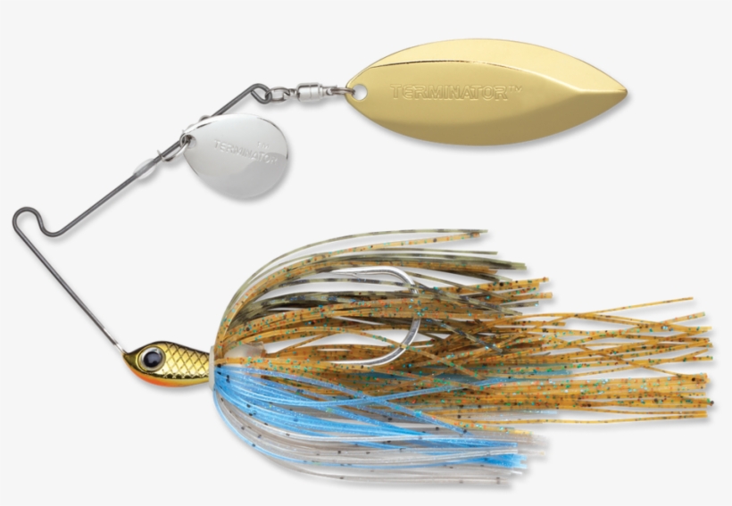 Terminator Stainless Pulse Skirt Spinnerbait Colorado - Spinnerbait, transparent png