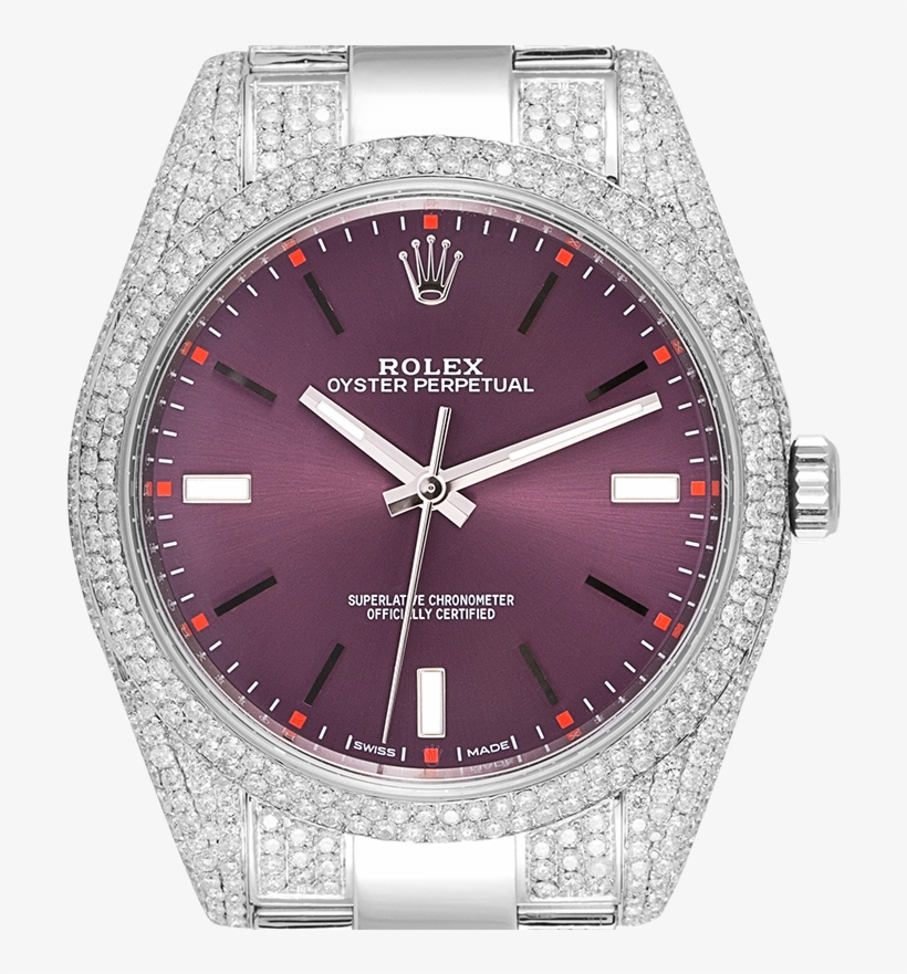 Rolex - Oyster Perpetual 39 Blue Dial, transparent png