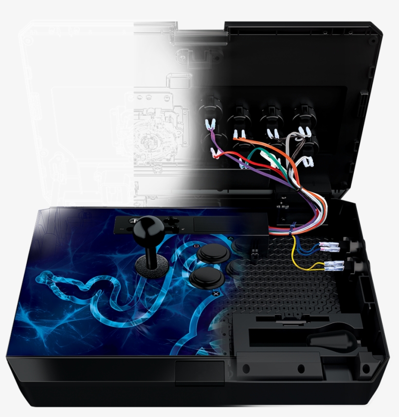 Playstation 2 Controller Buttons - Razer Street Fighter 5 Fight Stick, transparent png