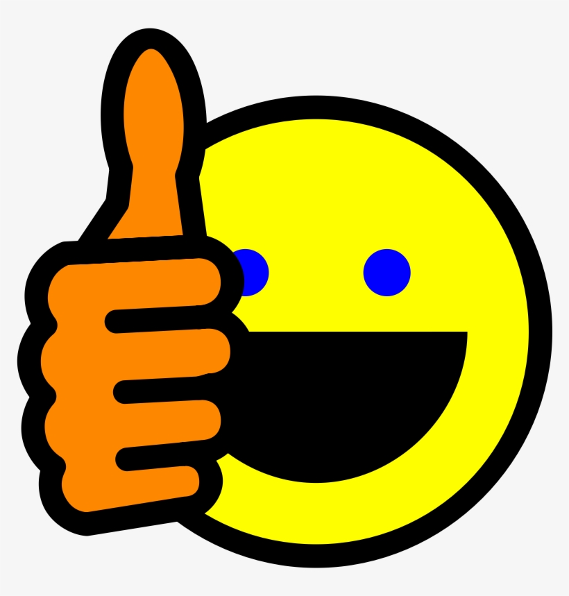 Remix Of Thumbs Up Smiley - Thumbs Up Clip Art, transparent png
