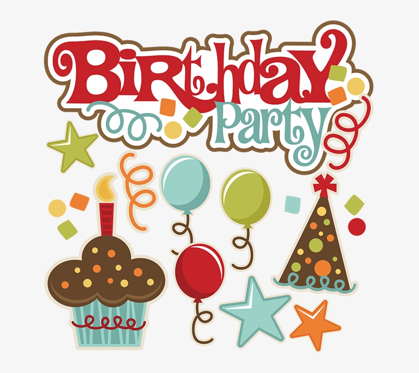 Birthday Party Svg Files Birthday Svg Files Birthday - Miss Kate Cuttables Party, transparent png
