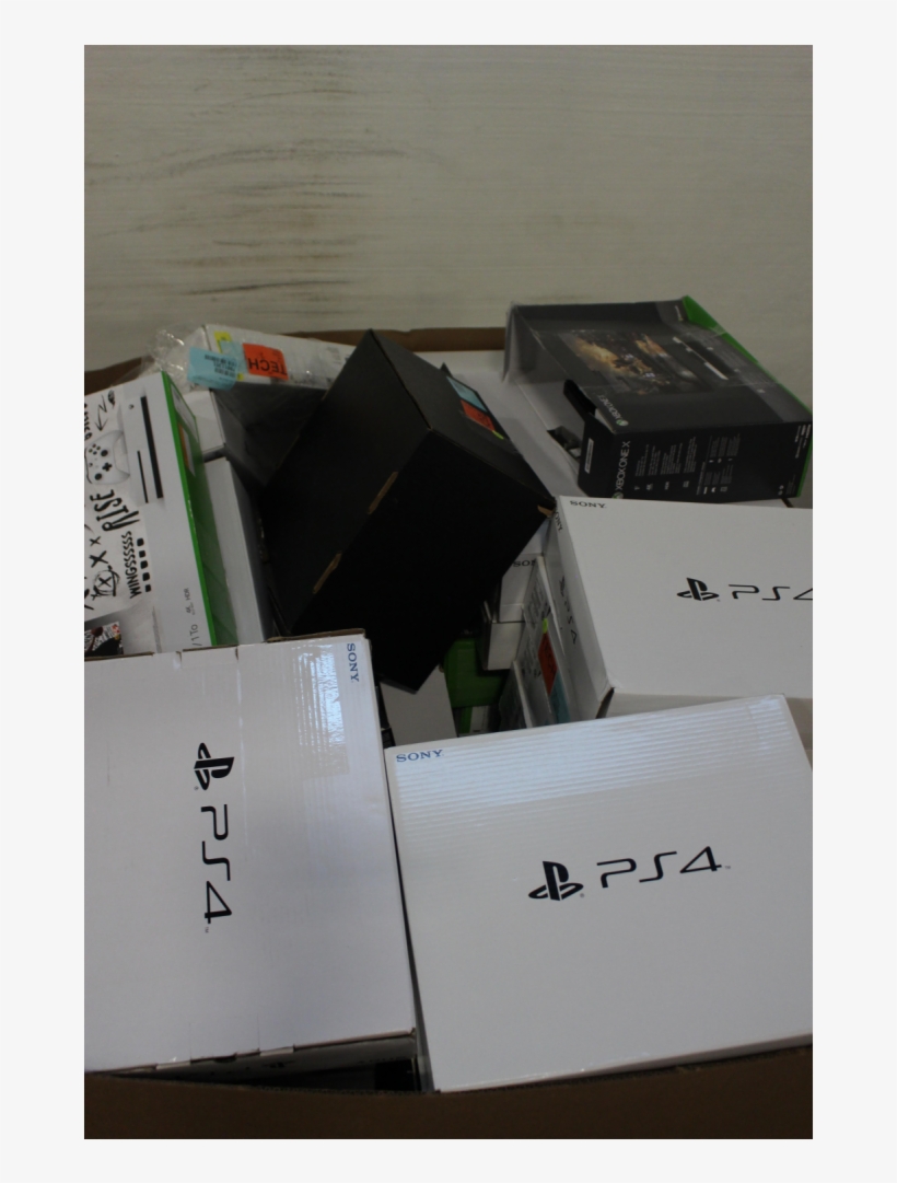 Pallet 103 Pcs Video Game Consoles Sony, Nintendo Salvage - Playstation 4, transparent png