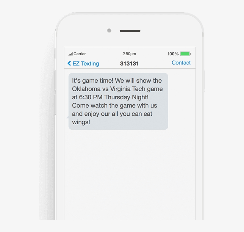 Ez Texting Iphone Image - Mobile Phone, transparent png