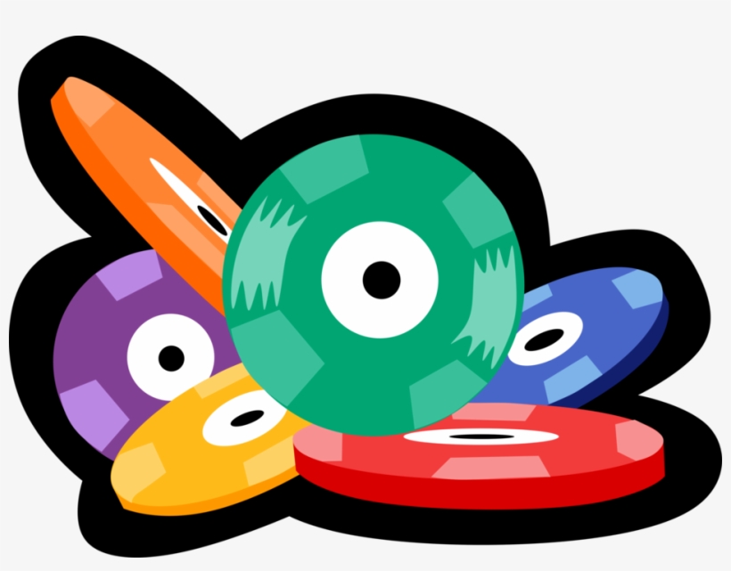 Vector Illustration Of Casino Tokens Gambling Poker - Circle, transparent png
