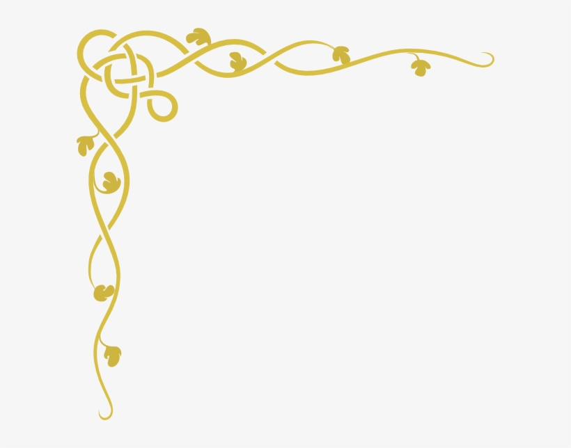 Gold Borders Clip Art, transparent png