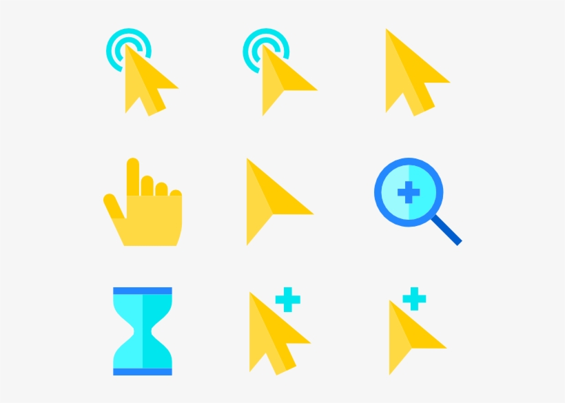 Png Black And White Library Mouse Cursor Icons Free, transparent png
