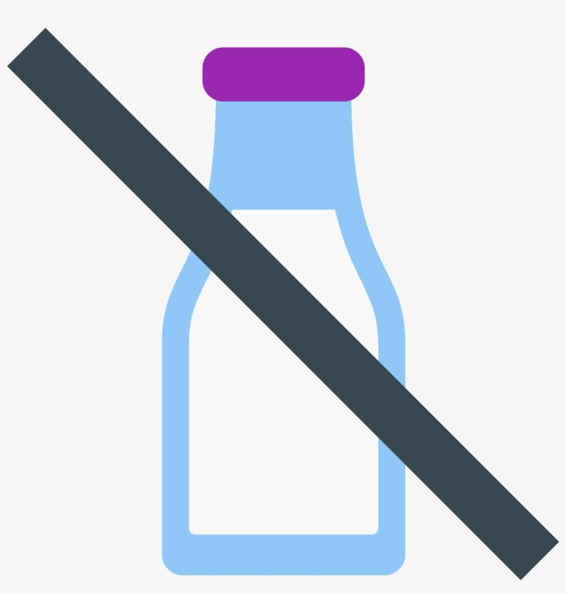 The Icon Is A Depiction Of A Milk Glass Bottle, transparent png