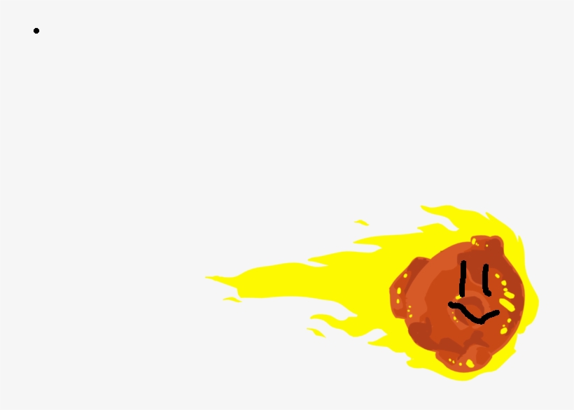 Flaming Comet - Illustration, transparent png