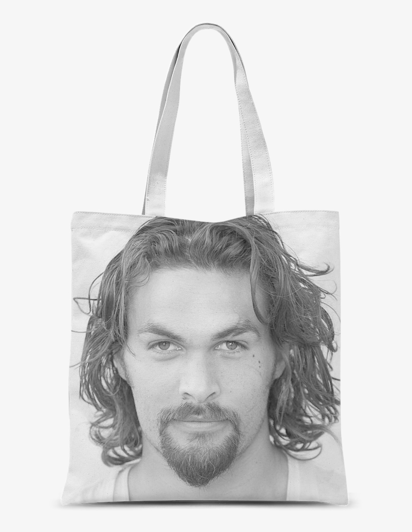 Jason Momoa ﻿classic Sublimation Tote Bag - Jason Momoa In Black And White, transparent png