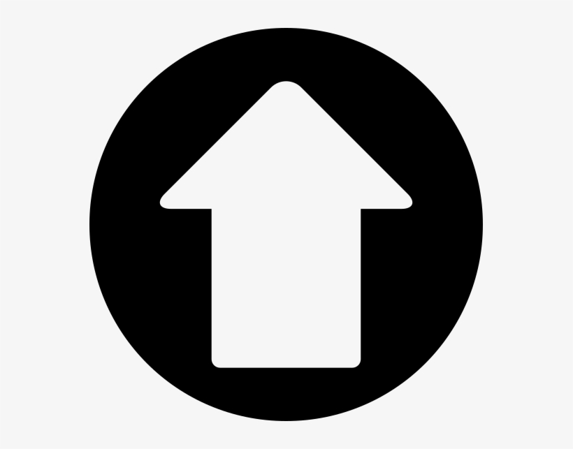 Up Arrow Circle - Traffic Sign, transparent png