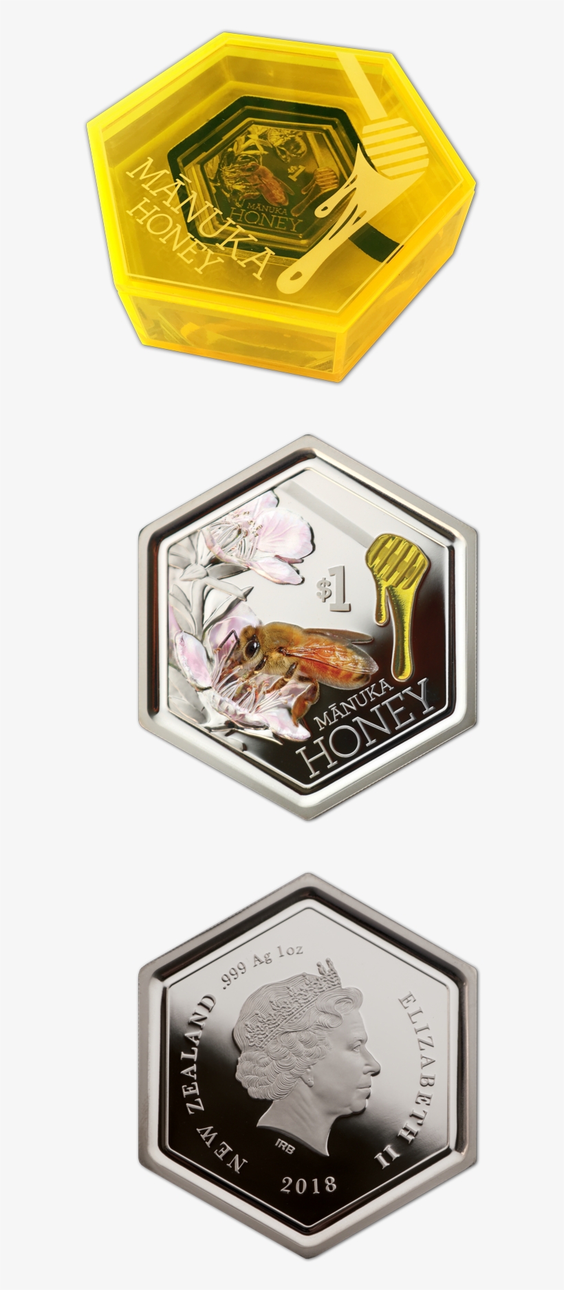 2018 Manuka Honey Silver Proof Coin - Bass, transparent png