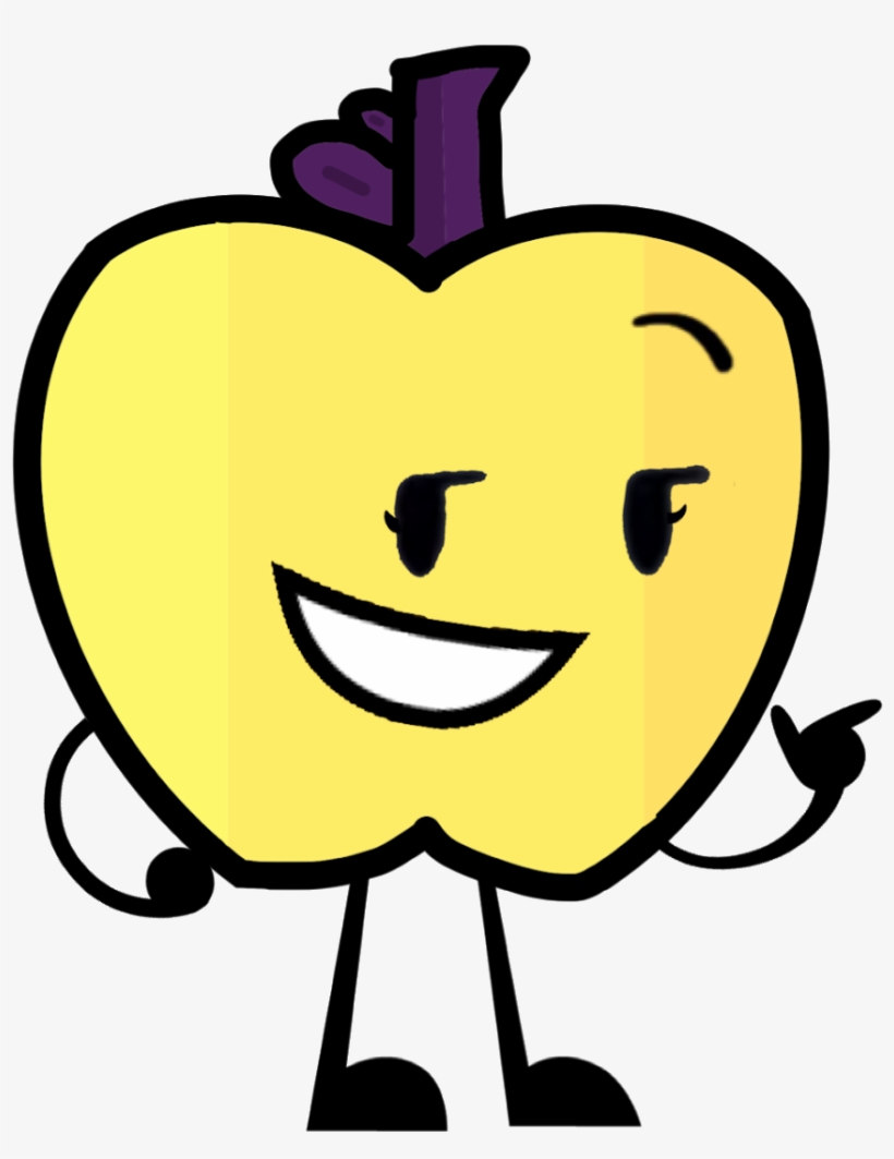 Golden Apple - Cartoon, transparent png