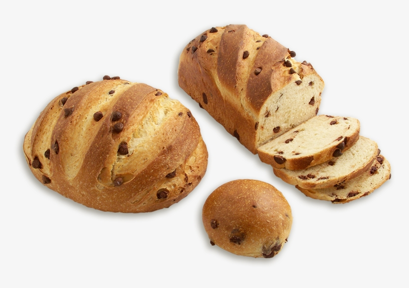 Chocolate Chip Bread - Bun, transparent png