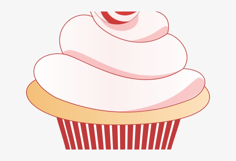Vector Swirl Clipart Cupcake - Cupcake, transparent png