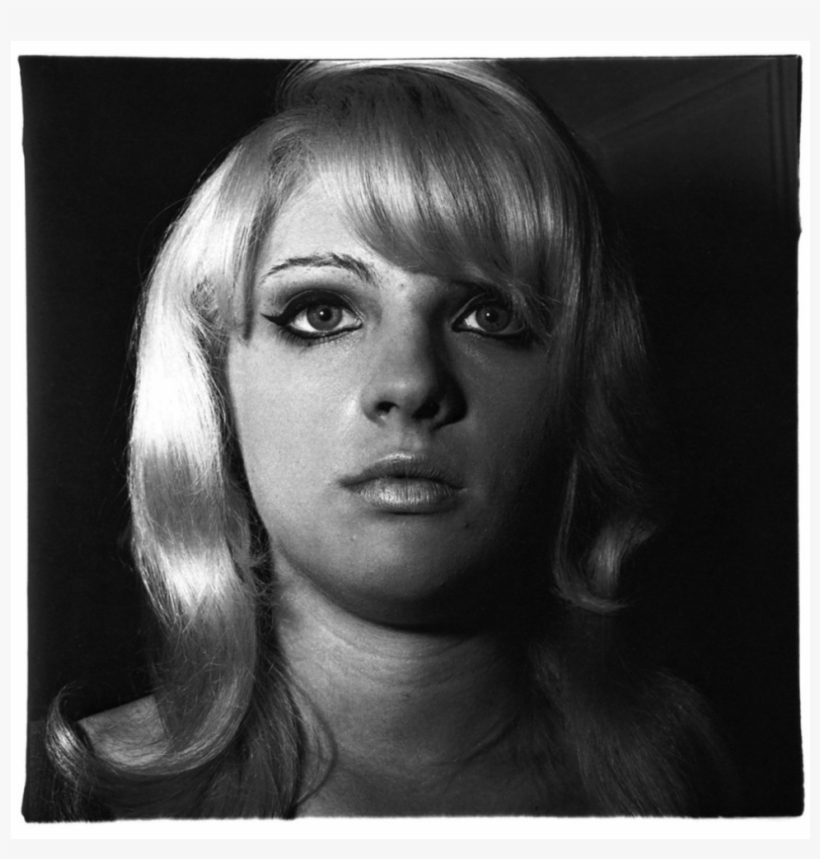 Blonde Girl With Shiny Lipstick - Diane Arbus Photographs, transparent png