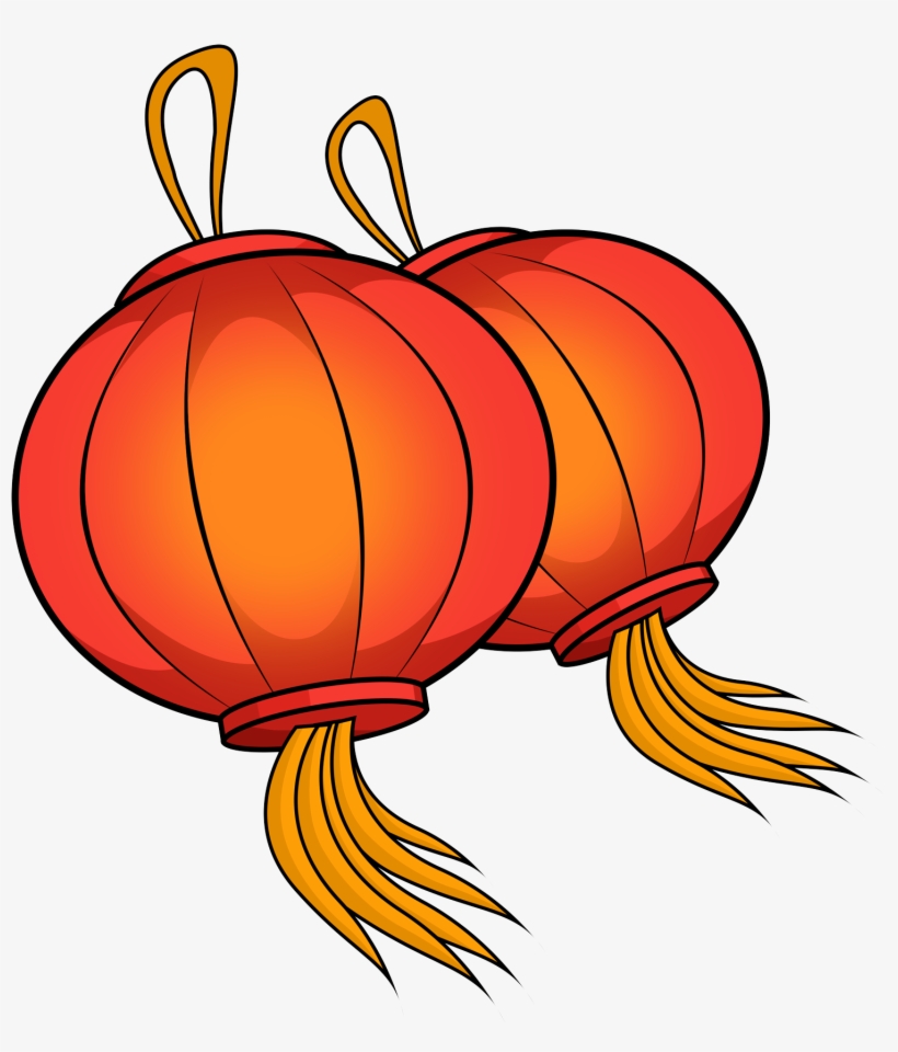 Red Festive Chinese Style Lantern Png And Psd, transparent png